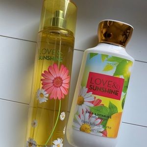 NEW B&BW Love and Sunshine gift set